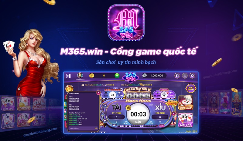 M365 Win là cổng game đổi thưởng quốc tế